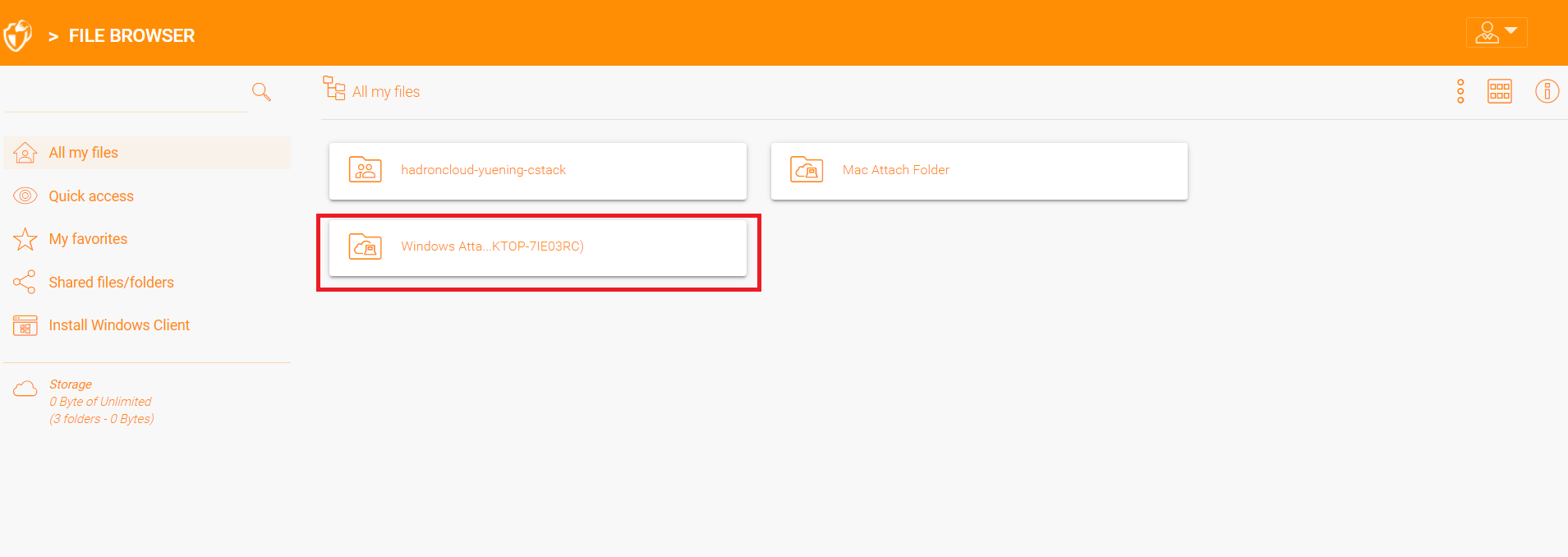 triofox webinterface